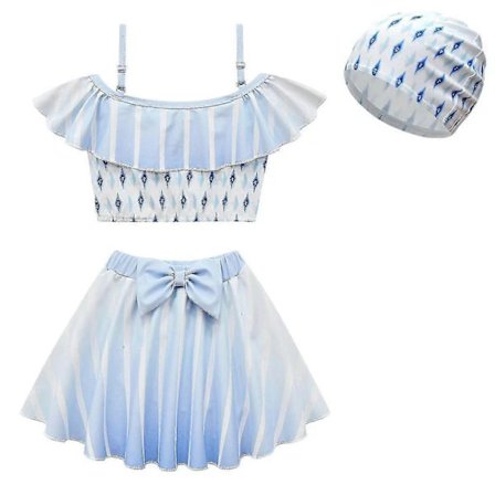 (pow yeah!) Flickbadetøj Prinsesse Piger Todelt Badedragt