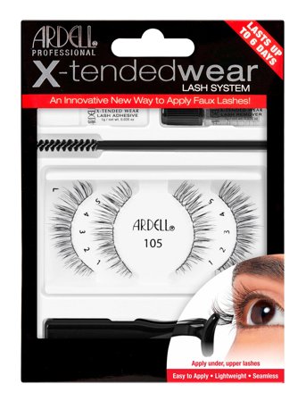 Ardell X-Tended Wear 105 - Black - ONE SIZE