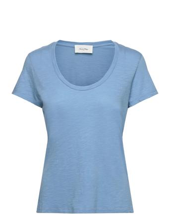 Jacksonville T-shirts & Tops Short-sleeved Blå American Vintage*Betinget Tilbud