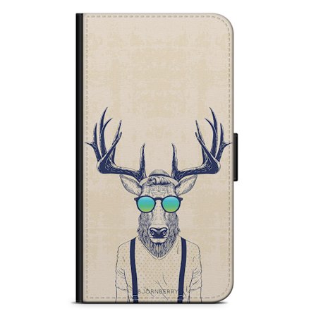 Bjornberry Plånboksfodral iPhone 13 Pro - Hipster Älg