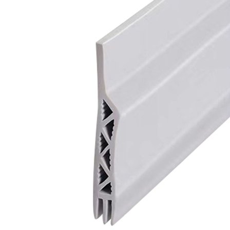 Stor dörröppning] Stor dörrtätning, grå dörrbas