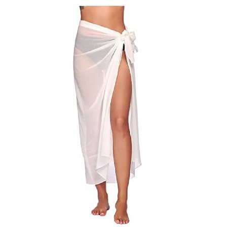 Strand Sarong Pareo Bikini Wrap Skjørt Cover Up Til Badetøj