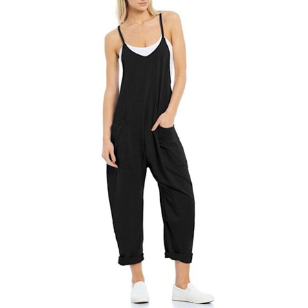 Kamisoe jumpsuit med ös dragkedja
