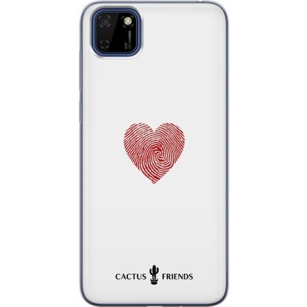 Yhteensopiva Puhelinkuori Huawei Huawei Y5p Cactus and Friends - Fingerprint Love