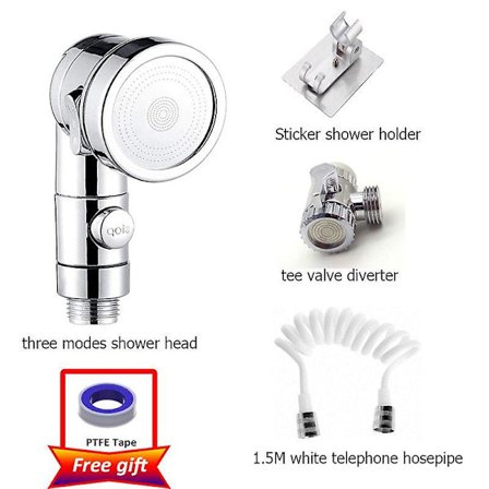 Vandhane eksternt brusehoved badeværelse køkken håndvask hane adapter splitter sæt vandafledning bruser til skønhedssalon