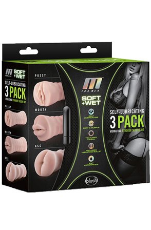3-pack Vibrating Stroker Kit