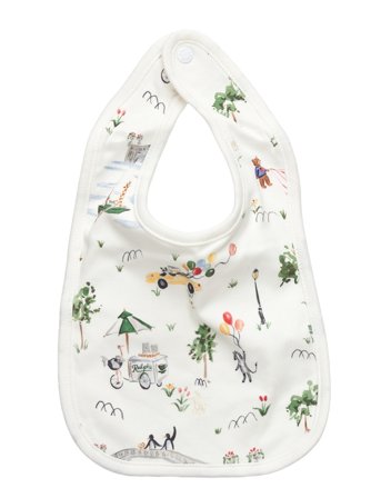 Ralph Lauren Kids Rl Baby X Riley Sheehey Cotton Bib - Multi/patterned - ONE SIZE