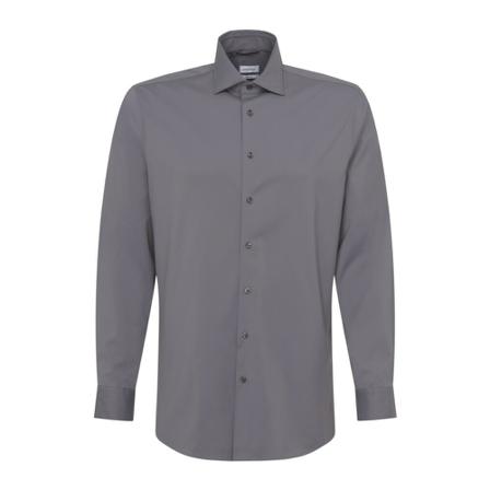 Seidensticker Business Shirt Regular , Grijs , Heren , Maat: M