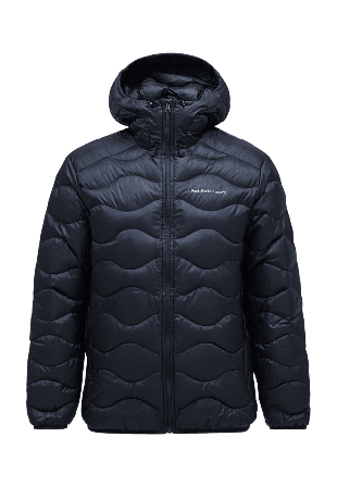 Peak Performance M Helium Down Hood Jacket Jackor Herr Svart L