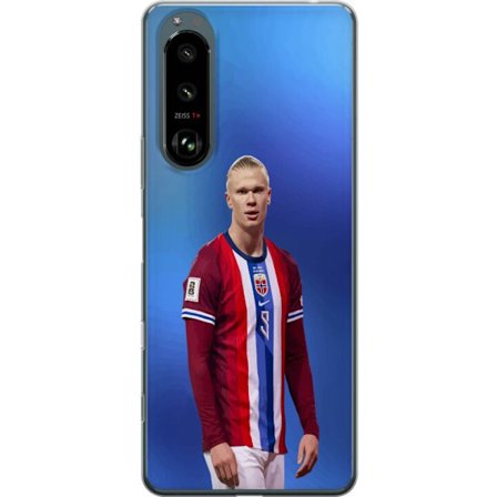 Kompatibelt Mobildeksel til Sony Xperia 5 III Erling Haaland Manchester City Norge fotball angriper toppspiller utrolig målproduksjon kraftig rask og