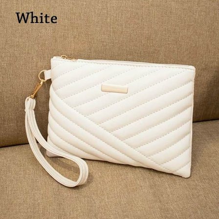 Armbåndsveske Konvoluttveske HVIT