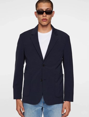 J. Lindeberg Alban U Summer Stretch Blazer - Navy - 48/SHORT