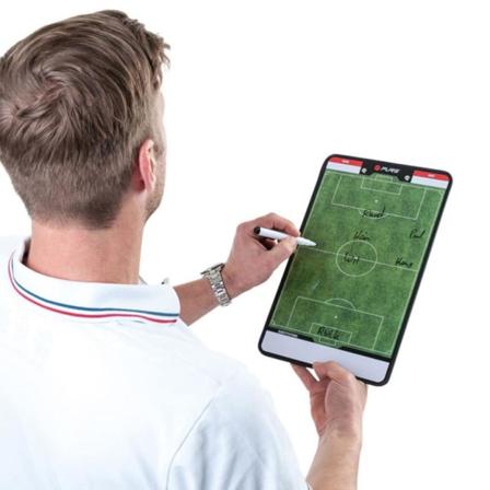 Pure2improve Dubbelsidig Taktikplatta För Fotboll 35x22 Cm P2i10 Grön