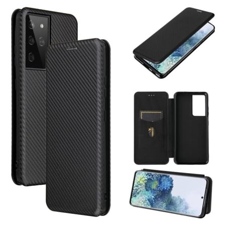 IC Samsung Galaxy S21 Ultra - Carbon Fiber Texture Case - Sort Sort Sort