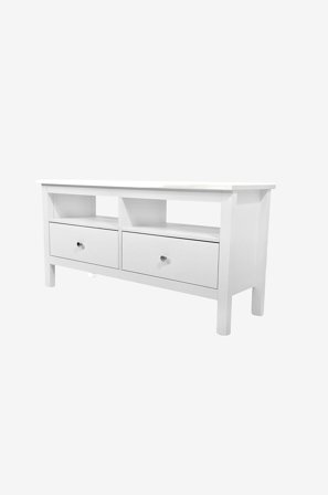Wood Furniture - Tv-bänk Vesa - Vit - TV-bänkar & mediabänkar - Från Homeroom