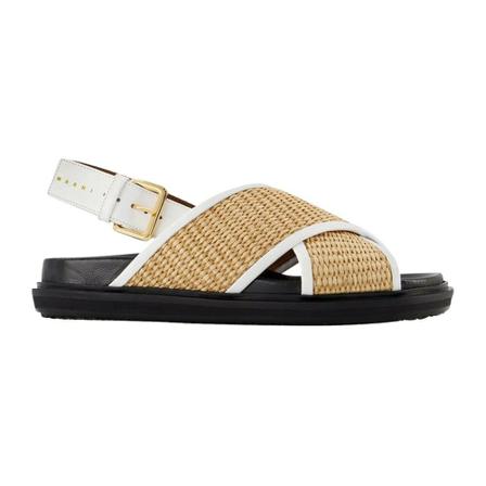 Marni Pre-owned, Pre-owned Sandals Beige, Dames, Maat:39 EU