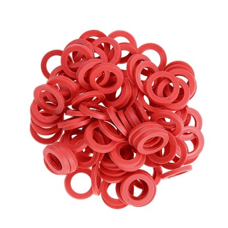 100 flade gummipakninger slanger vandrør vandhane O-ring pakninger hane Grommxg