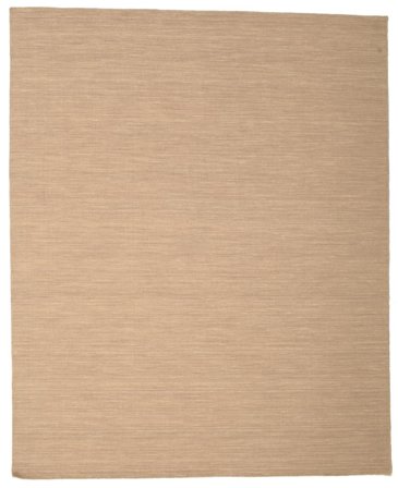 Kelim Loom 200X250 Beige Ensfarget Ullteppe