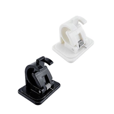 2 kpl Vavanpidike Klipsi, Muovinen Vavanpidike Solki Kiinnike Vavan Säilytys Klipsit Seinään Asennettava Vapa