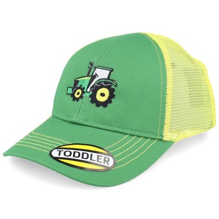 John Deere - Grön trucker Keps - Kids Mesh Back Tractor Green/Yellow Trucker @ Hatstore