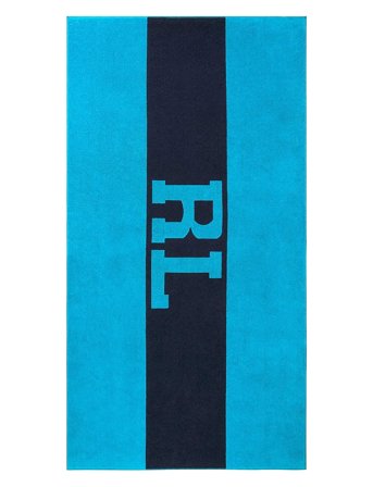 Rlsignat Beach Towel Home Textiles Bathroom Textiles Towels & Bath Towels Beach Towels Blue Ralph Lauren Home