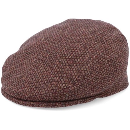 Mayser - Brun flatcap Kasket - Vincent Soft Brown Flat Cap @ Hatstore