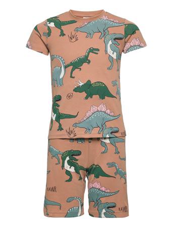 Pajama Aop Dinosaur Pyjamas Sett Multi/mønstret Lindex