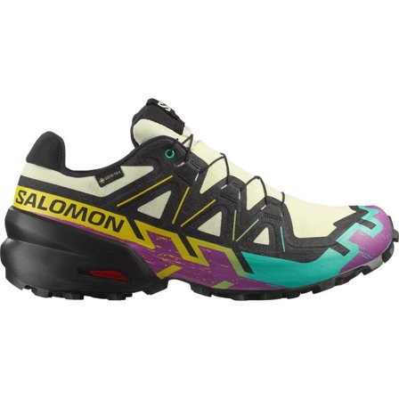 Salomon - Trailrunningschoenen voor mannen Speedcross 6 Gore-tex - Transparent Yellow / Black / Waterfall