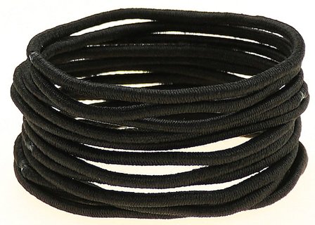 Senze Elastikker Sort, Hår, Hårpynt, Hårelastikker