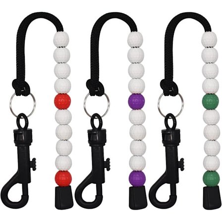 3 kpl Golf-lyöntien laskuri, Golf-helmiketju, Sco