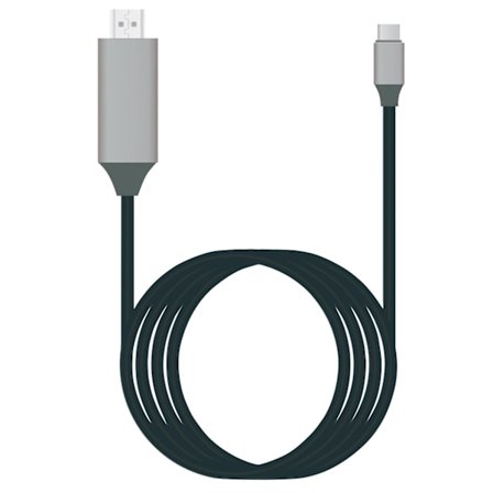 [Apple MFi-certifierad] Lightning till HDMI-adapter, HDTV-kabeladapter kompatibel med iPhone, iPad, iPod 1080p Digital AV Syn