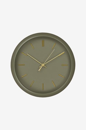 House Nordic - Veggklokke Rossano - Grønn - Veggklokker & bordklokker - Fra Homeroom