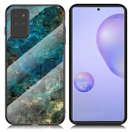 Fantasy Marmor Samsung Galaxy Note 20 skal - Smaragd