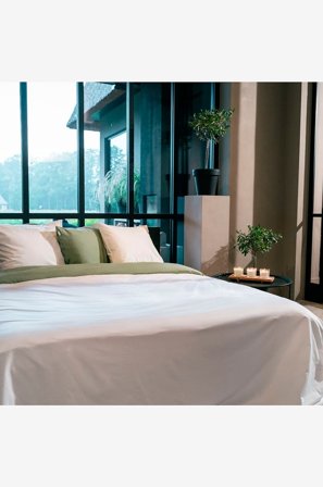 Kayori - Påslakanset - Izakaya - 3 delar - Vit - Påslakanset - 230X220 - Från Homeroom