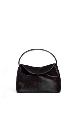 Premium Selection Overlap Leather Handbag - Tasker - Brun - One Size