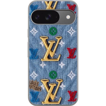 Kompatibel Mobilcover til Google Pixel 9 Pro LV Mønster Luksus Mode Designer