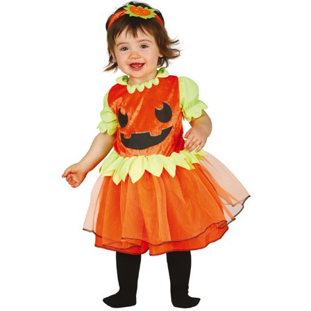Babyklänning Pumpa 18-24 mån - Halloween Dekoration - Kalaslagret.se