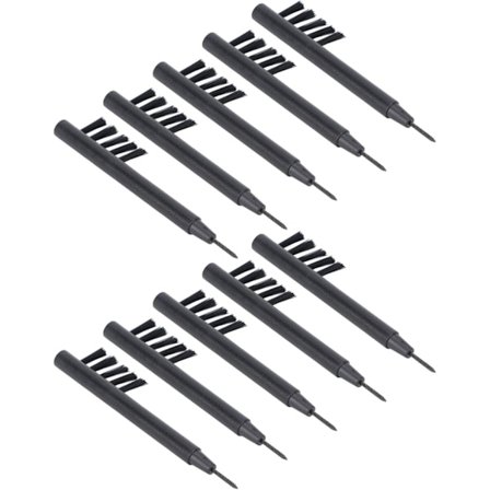 Rensebørster til høreapparater, 10 stk. / sæt, rengøringsværktøj til høreapparater, justering af lydstyrke, rengøring af snavs, magnet, genanvendelige