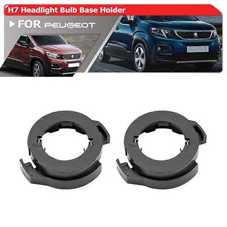 4x Peugeot Rifter 2018-2023 H7 Led HID -ajovalopolttimoiden pohja-adapterit Pidikkeet Säiliöt Pistorasiat H7 Ajovalojen pidikkeet