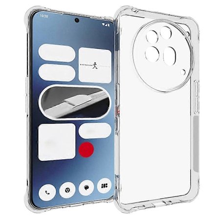 Nothing Phone (3a) Pro TPU -puhelinkotelo, liukumaton läpinäkyvä suojakuori
