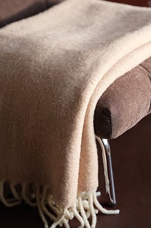 Jotex - Wolldecke 130x170 Cm Farbe beige - WOOLIVER - Kaufe Plaids und Decken bei Jotex