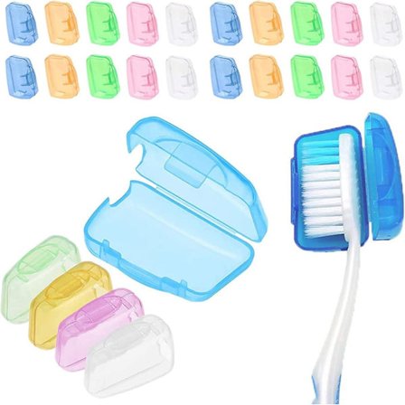 Cover, 20 st Heilwiy Portabla tandborsthuvuden Hygienisk cap W