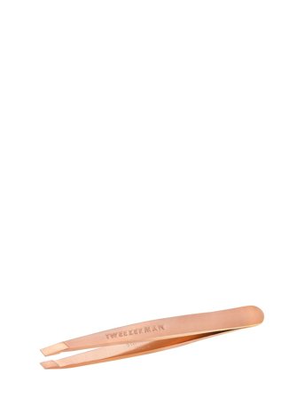 Tweezerman Mini Slant Tweezer Rose Gold - Orange - ONE SIZE