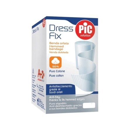 Pic Dress Fix Benda In Garza Idrofila Orlata 7x500cm