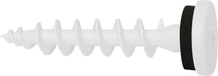 Z 9155IPSH Isoleringsskruv 50-pack Vit, Infästning