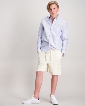 Les Deux Barry Casual Track Shorts Kids Crèmekleurig Shorts Jongens - Kids Brand Store