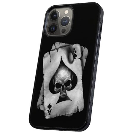 iPhone 16 Pro Max - Deksel/Mobildeksel Dødningehode Kortstokk