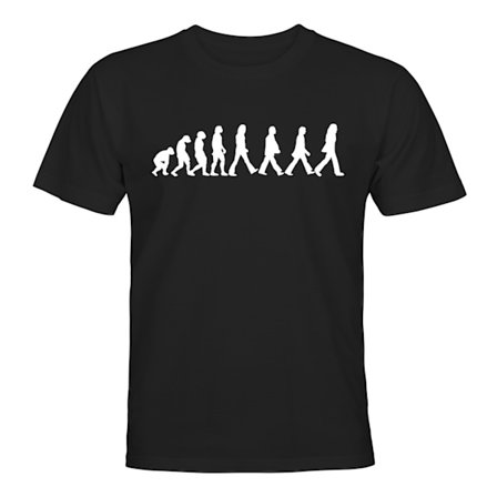 Evolution Of Beatles - T-SHIRT - HERR