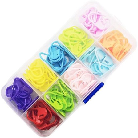 Maskemarkører 120 stk Strikkepinnemarkører Hekle- og broderistrikkemarkører Maskemarkører for hekling eller strikking for merking av 8