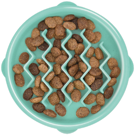 Outward Hound - Fun Feeder Slo-Bowl Mint X-Small 14x3cm - Hund - Matplass & vannautomater for hund - For glupske hunder - ZOO.no